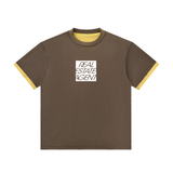 Contrast Cuff Cuffed T-Shirt
