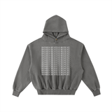 Frayed Enzyme Washed Fleece Hoodie