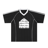 Shadow Stripe Collared Soccer Jersey
