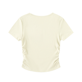 Ruched Bodycon Crop Top