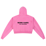 Snow Washed Cropped Hoodie