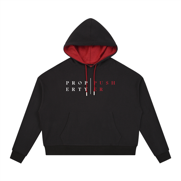 Contrast Drawstring Hoodie