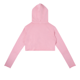 Vintage Washed Raw Edge Hoodie