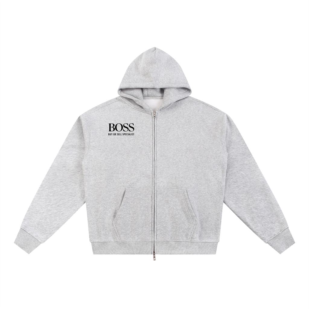 Essential Fleece Zip-Through Hoodie