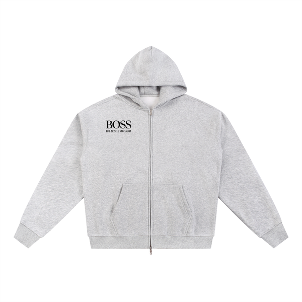 Essential Fleece Zip-Through Hoodie