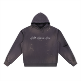 Sun Fade Frayed Fleece Hoodie