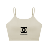 Spaghetti Strap Yoga Sports Bra