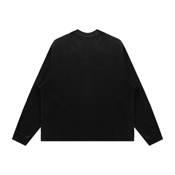 Unisex Vintage Wash Boxy  Waffle T-Shirt