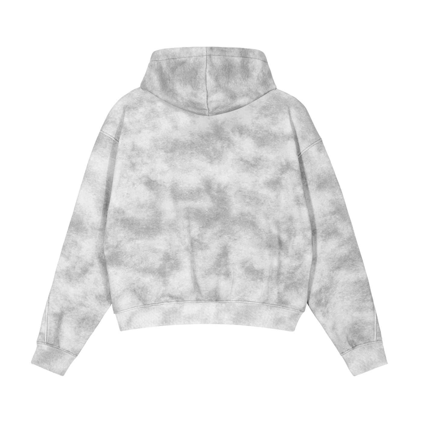 Dirty Washed Zip-Up Fleece Hoodie Secondary image
