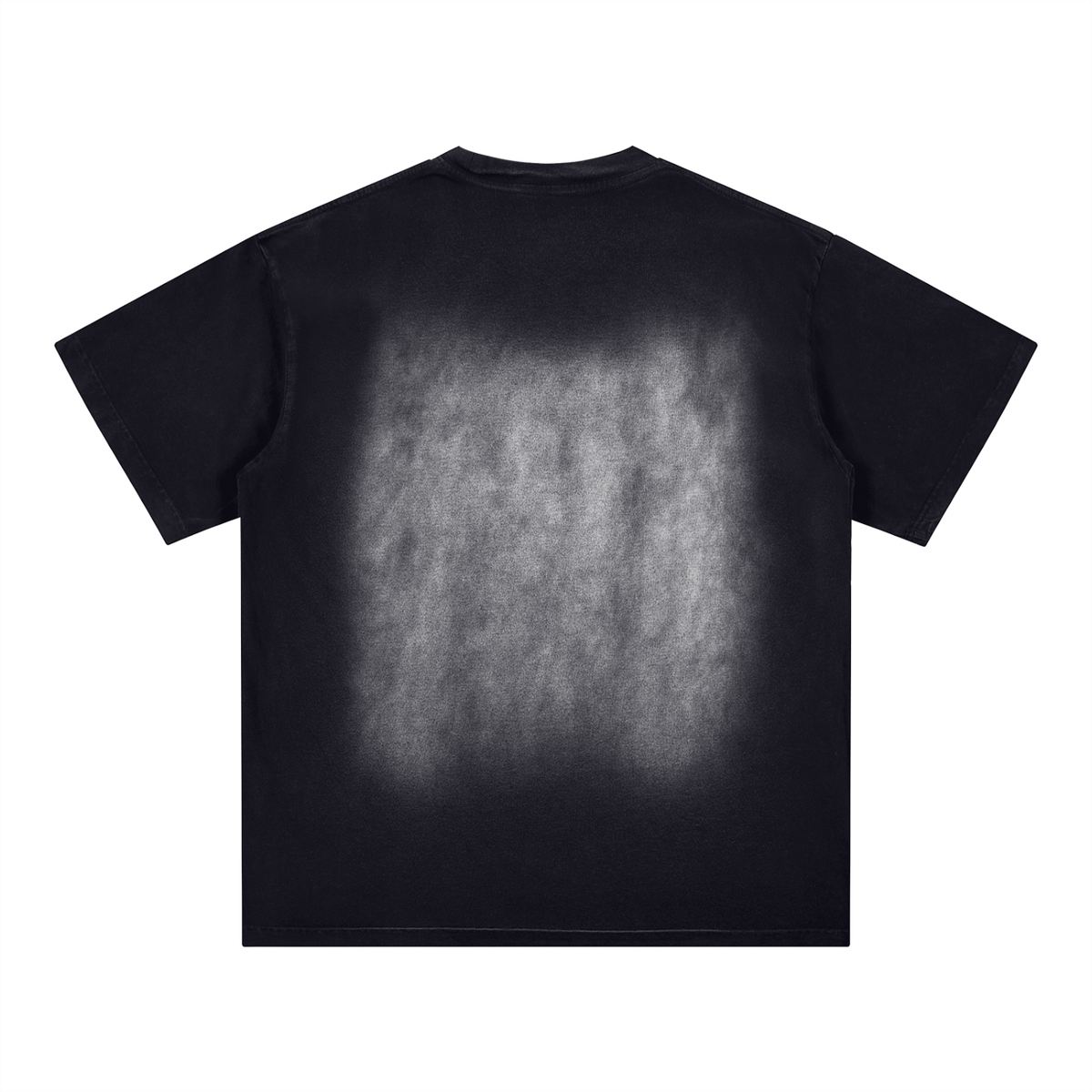 Square Patch Monkey Washed T-Shirt