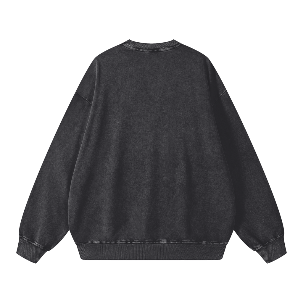 Snow Washed Oversized Sweatshirt