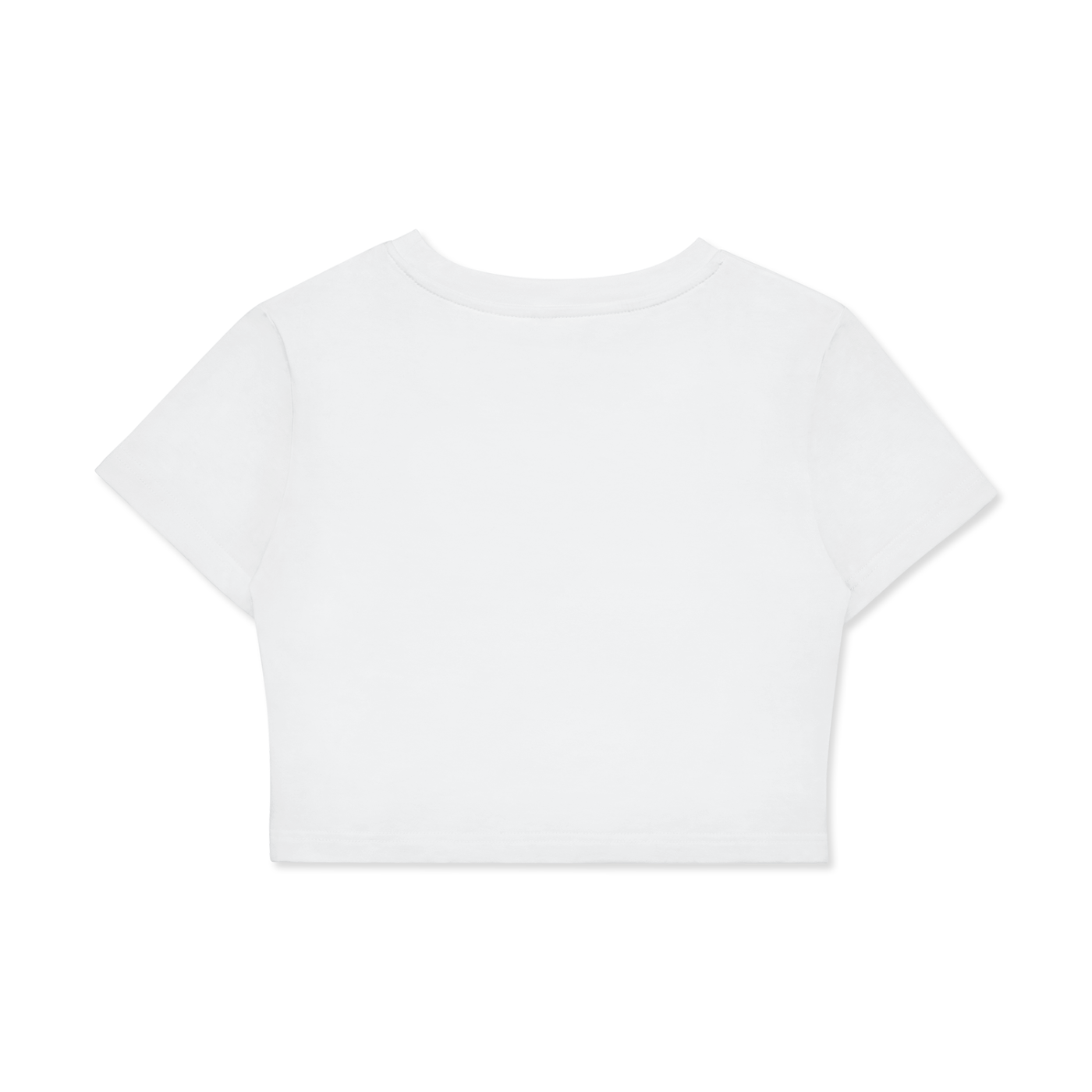 Fitted Crop Cotton T-Shirt Secondary image