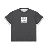 Contrast Cuff Cuffed T-Shirt