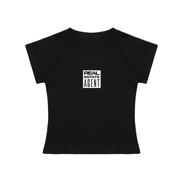 Solid Color Raglan Sleeve Crop Top