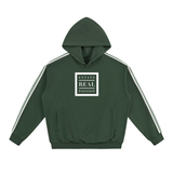 Side Stripe Drop-Shoulder Hoodie