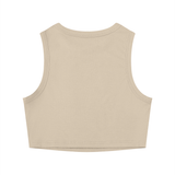 Women's Tight Crewneck Crop Tank Top