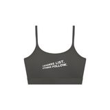 Women's Solid U-Neck Sports Bra