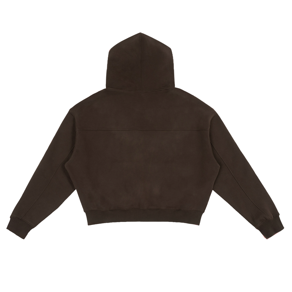 Fleece Zip-Up Boxy Hoodie