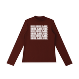 Essential Mock Neck Long Sleeve T-Shirt