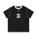 Contrast-Stitched Cotton T-Shirt