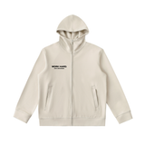Essential Heavyweight High Neck  Zip-Up Hoodie