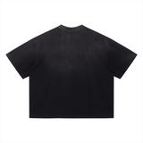 Vintage Washed Distressed Boxy Oversized T-Shirt