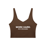Women's V-Neck Yoga Sports Bra