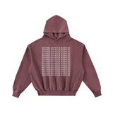 Frayed Enzyme Washed Fleece Hoodie