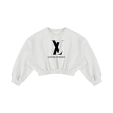 Women's Boxy Cropped Crewneck Sweatshirt