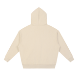 Unisex Loose Solid Full Zip Hoodie