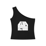 Women's One-Shoulder Crop T-Shirt