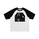 Color-Blocked Raglan Sleeve T-Shirt