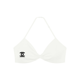 Women’s Ruched Halter-Neck Sports Bra
