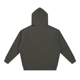 Dolman Sleeve Zip-Through Fleece  Hoodie