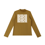 Essential Mock Neck Long Sleeve T-Shirt