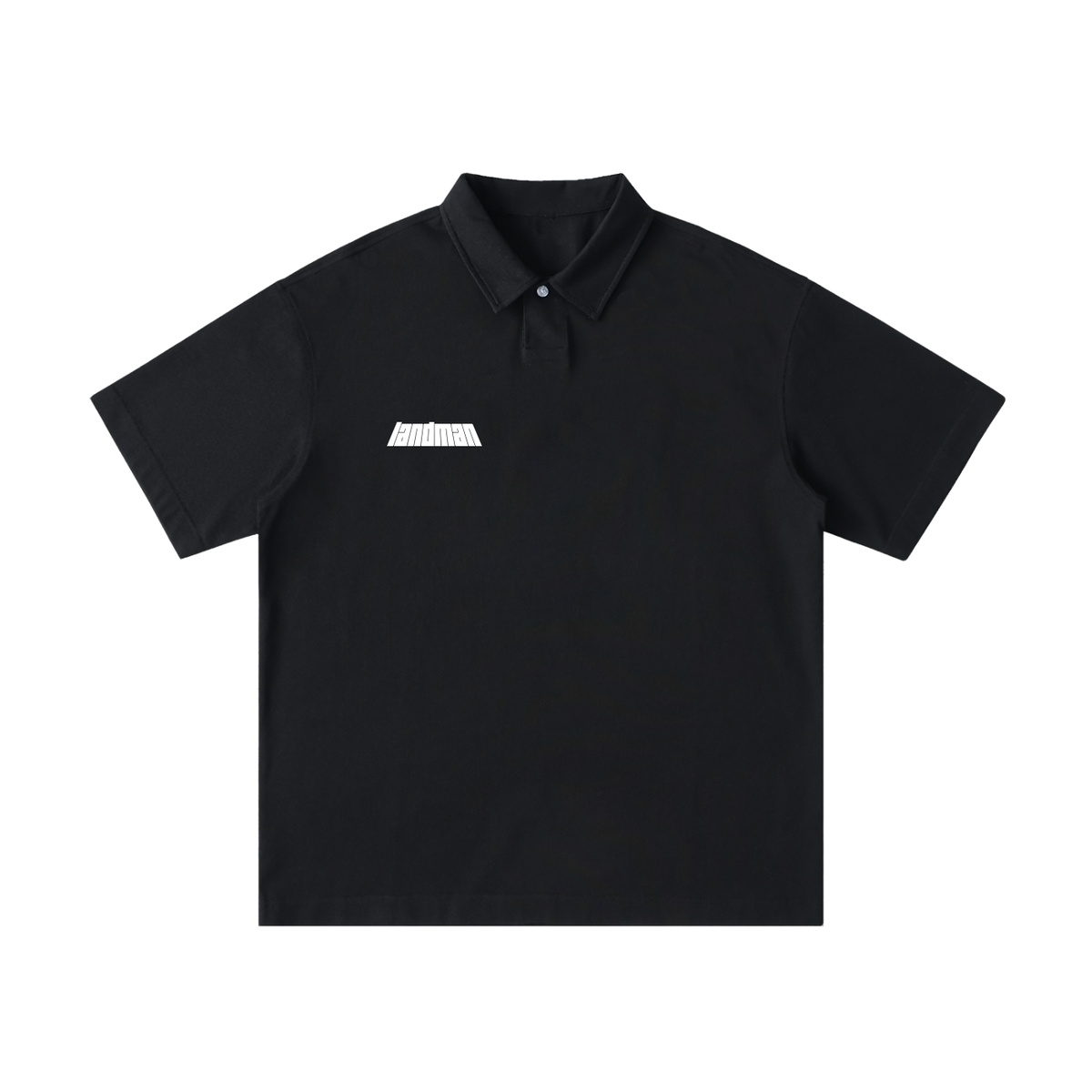 Loose Cotton Short-Sleeve Polo Shirt Main image