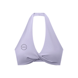 Women's Pleated Halter Sports Bra