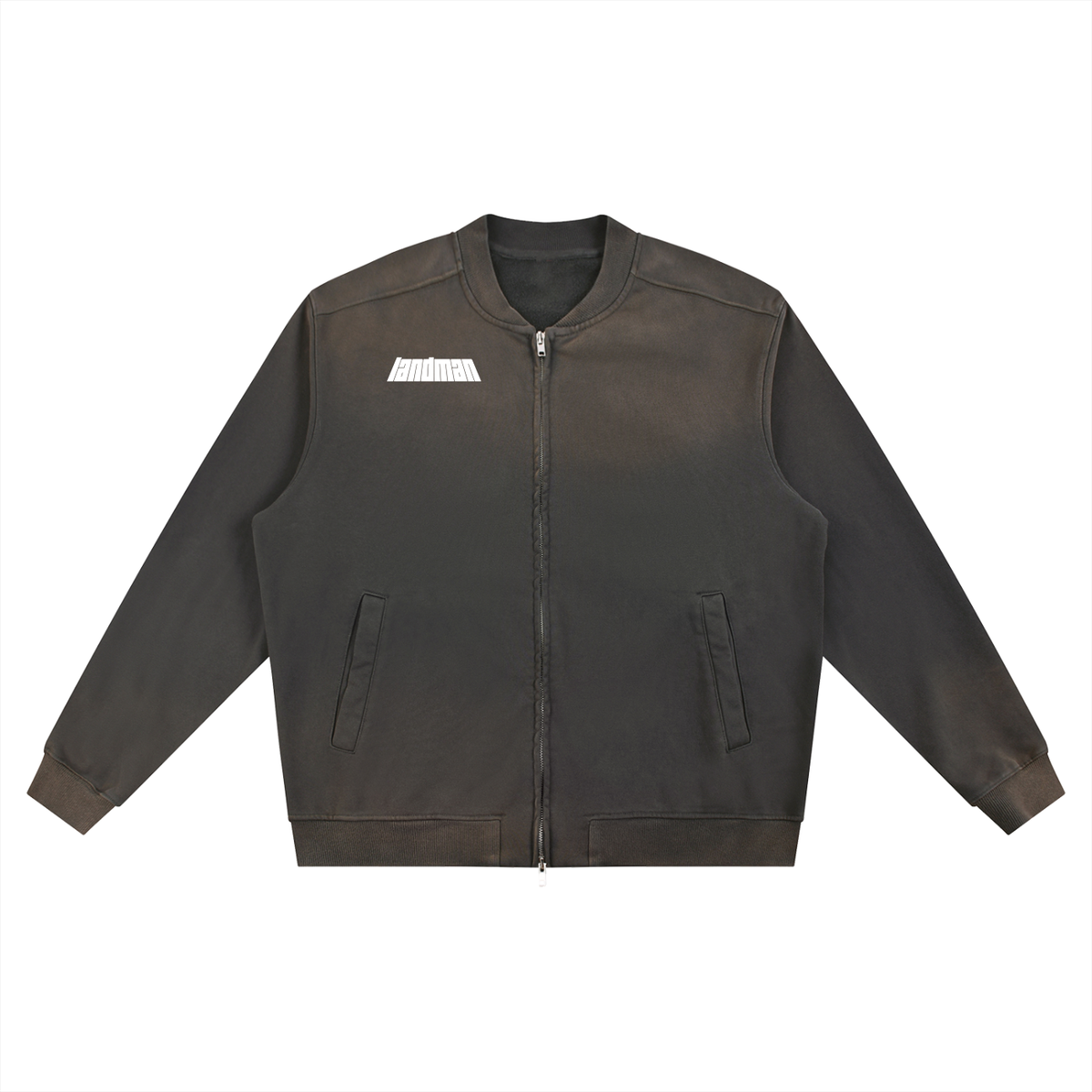 Sun Fade Heavyweight Baseball Jacket