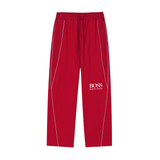 Reflection Striped Straight-Leg Sweatpants