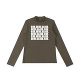 Essential Mock Neck Long Sleeve T-Shirt