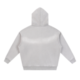 Sunfade Two-way Zipper Boxy Fleece Hoodie