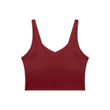 Women's V-Neck Yoga Sports Bra