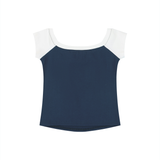 Women's Color Block Raglan Baby T-Shirt