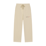 Solid Color Straight-Leg Sweatpants
