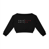 Women's Off-Shoulder Sweatshirt