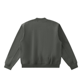 Essential Zip-Up Fleeced Varsity Jacket