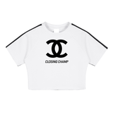 Taped Cooling Performance Crop Top