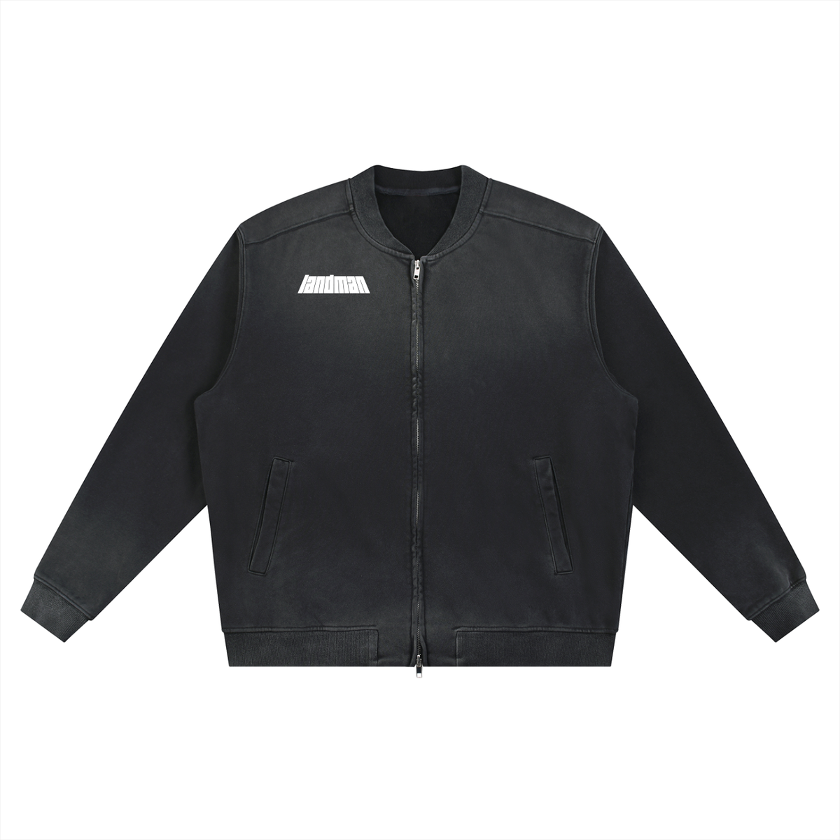 Sun Fade Heavyweight Baseball Jacket