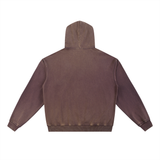 Vintage Washed Gradient Fleece Hoodie