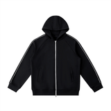 Heavyweight Raglan Sleeve Zip Hoodie